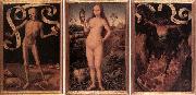 Hans Memling Triptych of Earthly Vanity and Divine Salvation oil painting artist